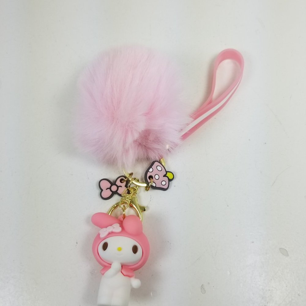 Hello Kitty Pom Pom Key Chain - Picture 8 of 11